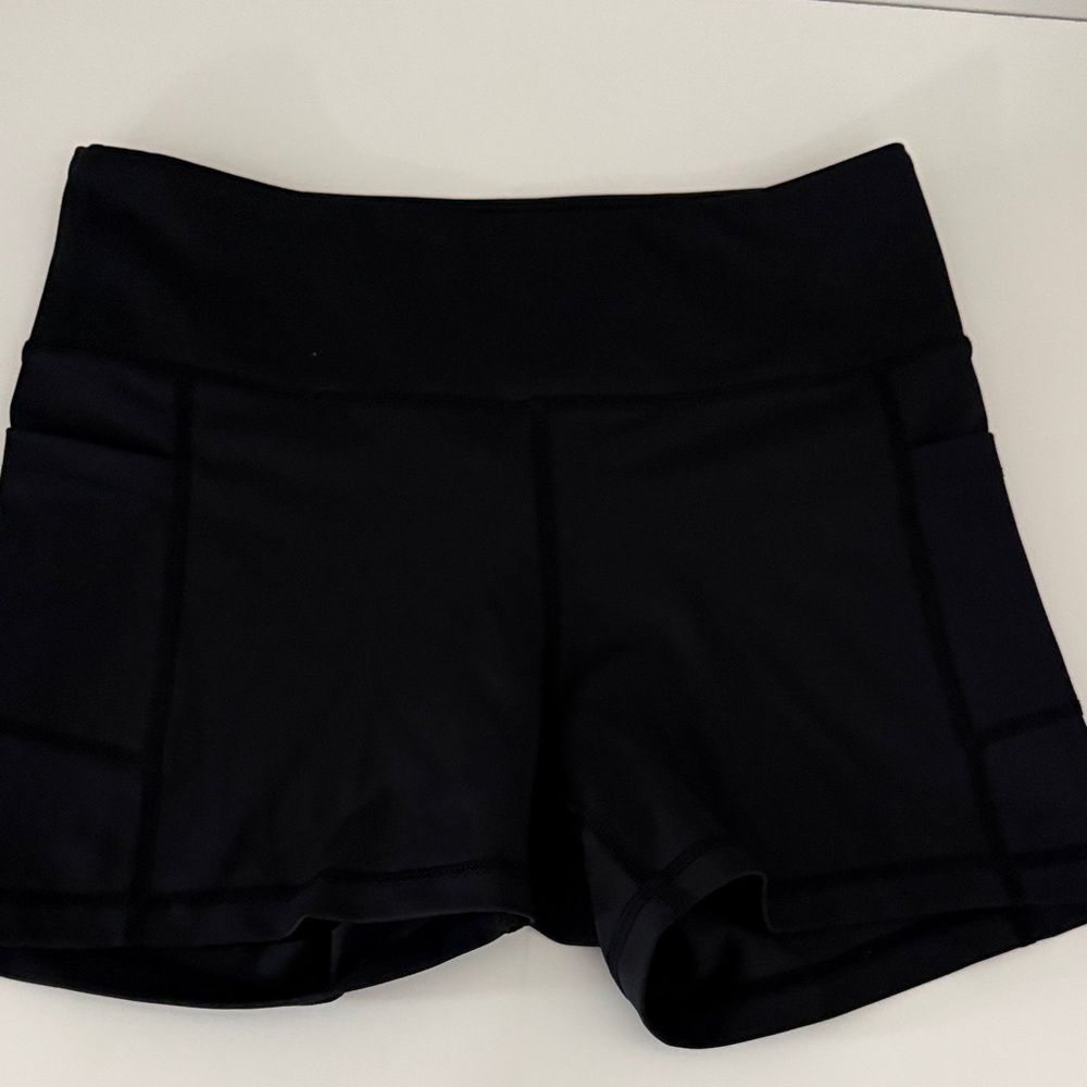 ZYIA Light and Tight Black Biker Shorts for Women